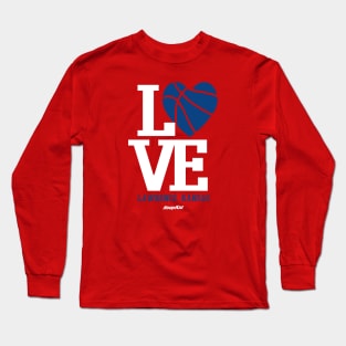 I Love Kansas Basketball Long Sleeve T-Shirt